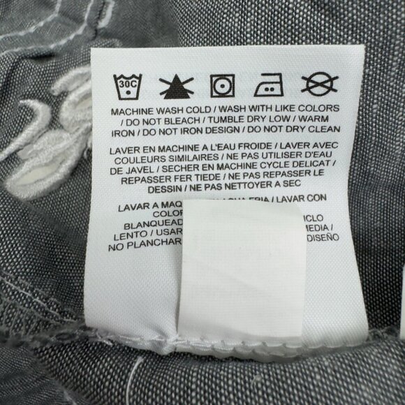 Nike 6.0 Organic Cotton/Linen Blend Tie Front Shorts Women's Size M (7-9) - Picture 9 of 9